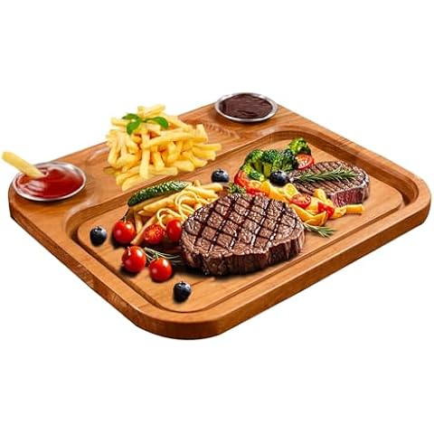 Wood Cutting Board Meal Set