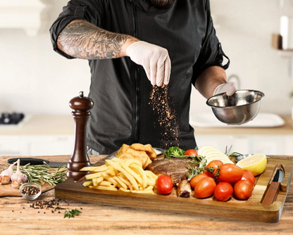 Wood Cutting Board Meal Set